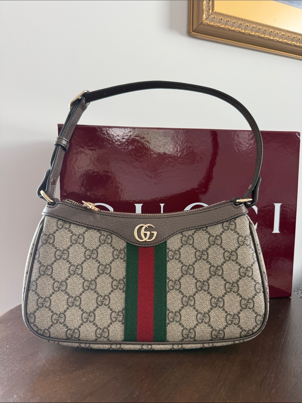 Gucci Ophidia Small Shoulder Bag with  Cross Body Strap - NEW